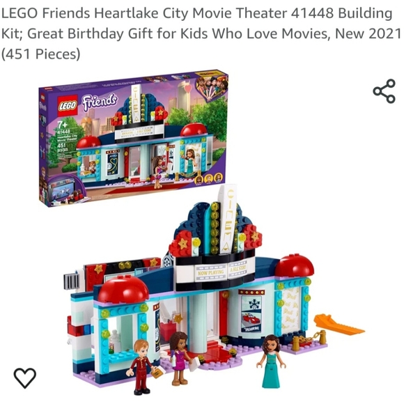 Lego-Andrea's Cinema 451 pieces, ages 7+, no box, have instruction book - Picture 2 of 5